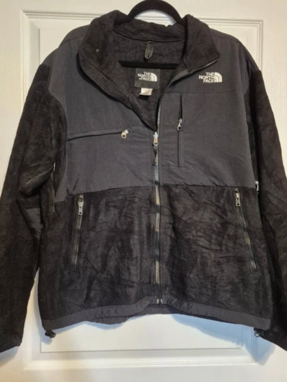 North Face polartec jacket black size large men's